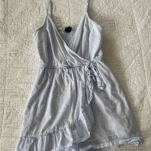 Wild Fable Sky Blue Floral Romper